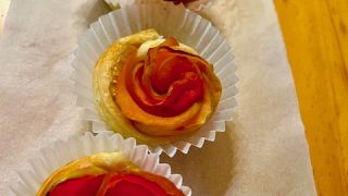 バラのアップルパイ