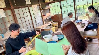 高安亭に陶芸に(^^♪