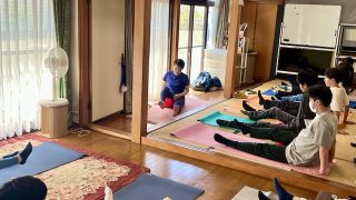 集中スクーリング(^^♪体育はyoga