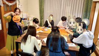 ハロウィンパーティーの準備